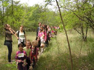 Zölszíves gyerekek Dunaharaszti természeti kincsei között